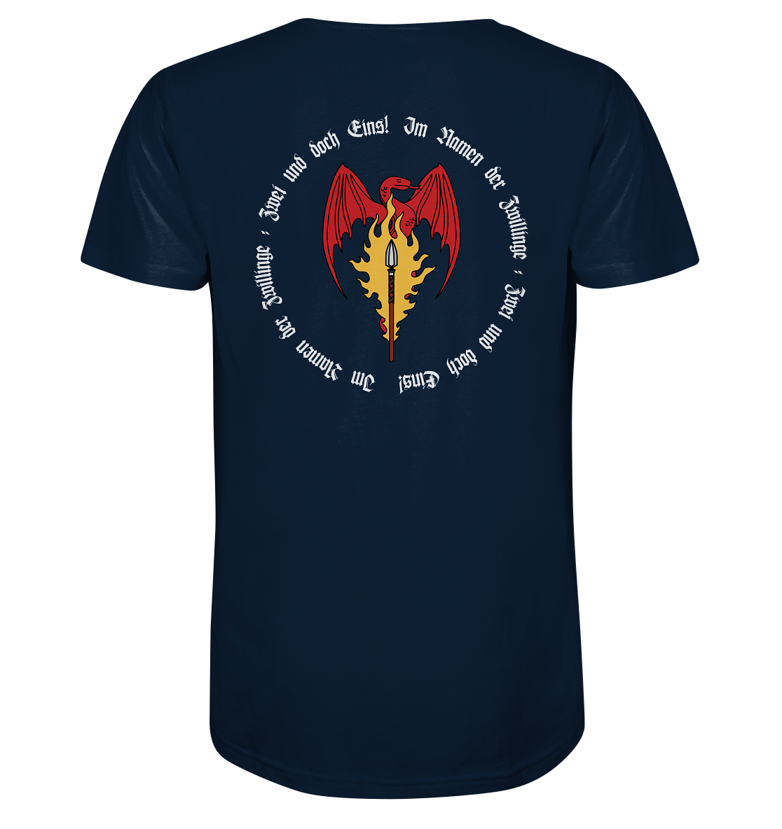 Feuerlanze-Circle-Design - Organic Shirt