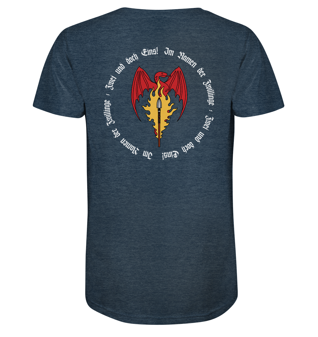 Feuerlanze-Circle-Design - Organic Shirt