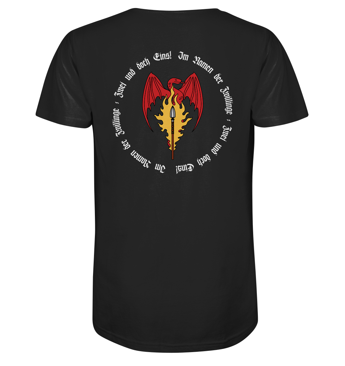 Feuerlanze-Circle-Design - Organic Shirt