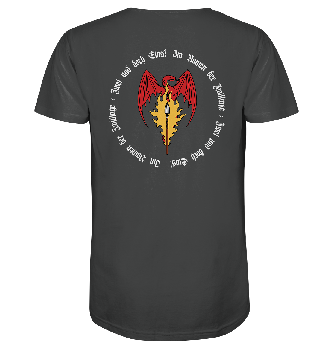 Feuerlanze-Circle-Design - Organic Shirt
