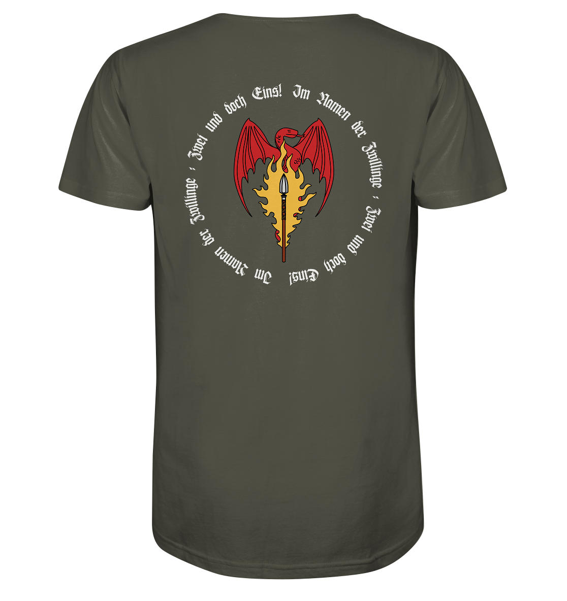 Feuerlanze-Circle-Design - Organic Shirt
