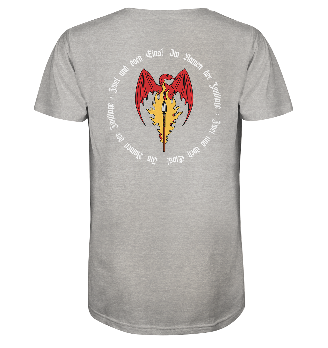 Feuerlanze-Circle-Design - Organic Shirt