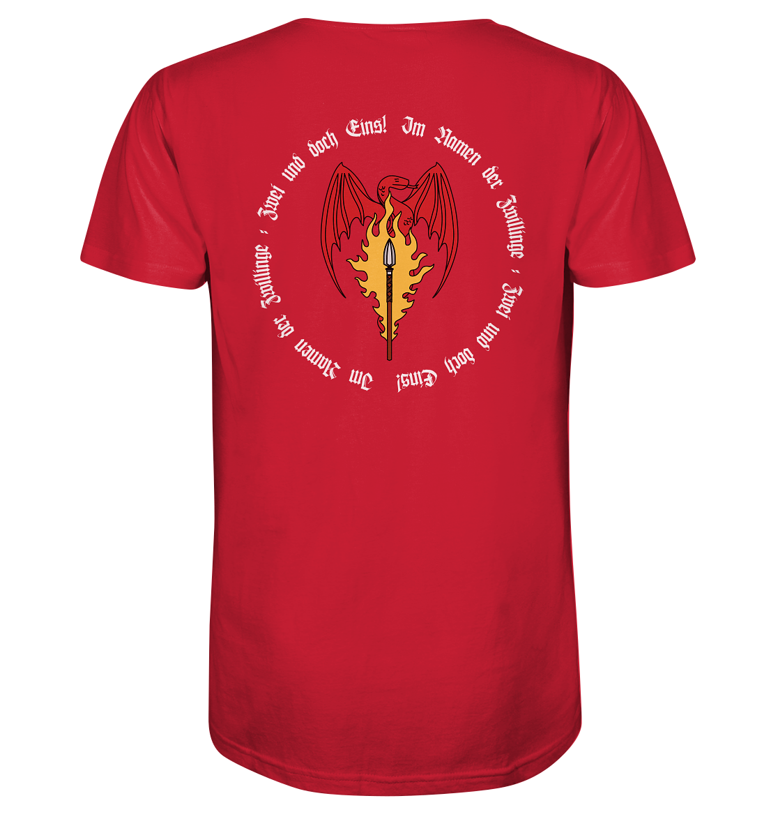 Feuerlanze-Circle-Design - Organic Shirt