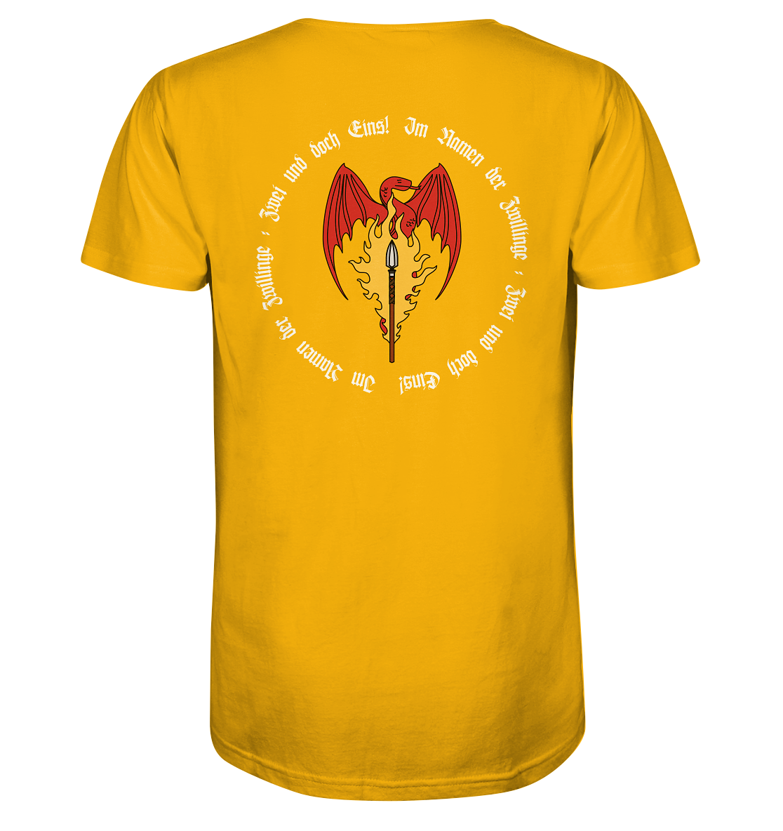 Feuerlanze-Circle-Design - Organic Shirt