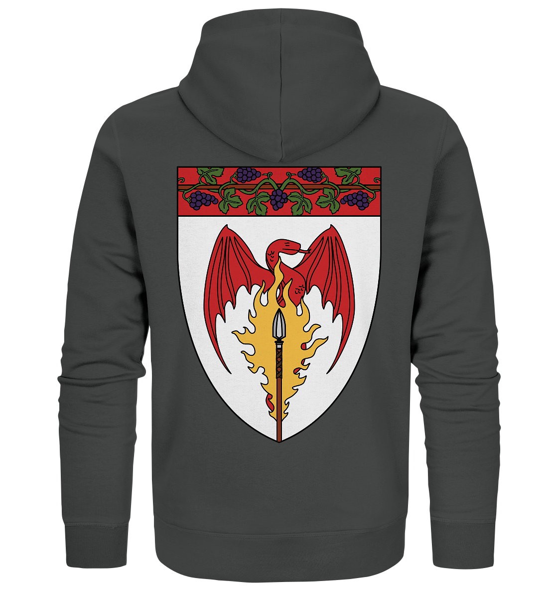 Feuerlanze-Basic-Back-Print - Organic Zipper