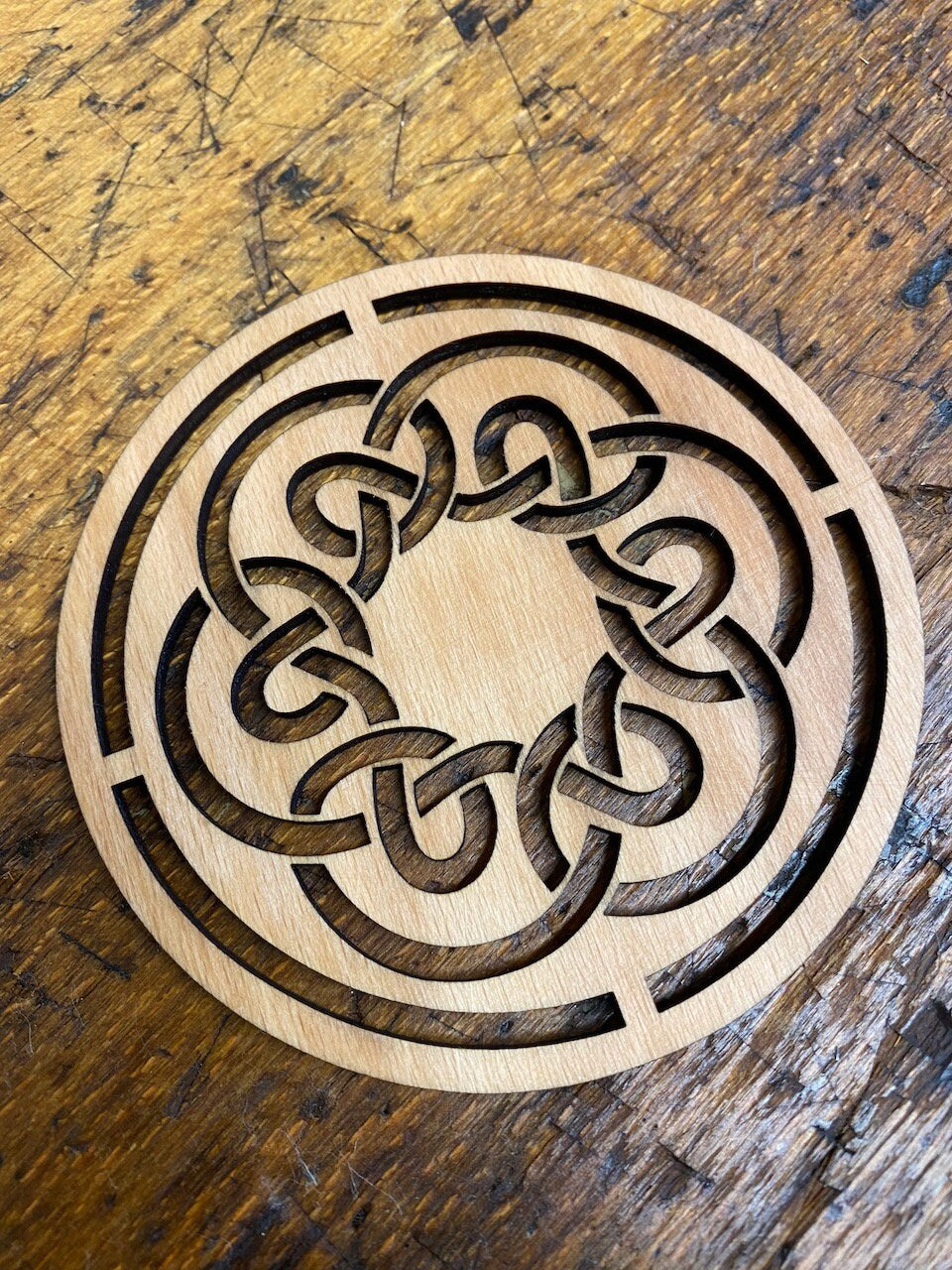 4er Set Lasergeschnittene Untersetzer / Bierdeckel / Coaster