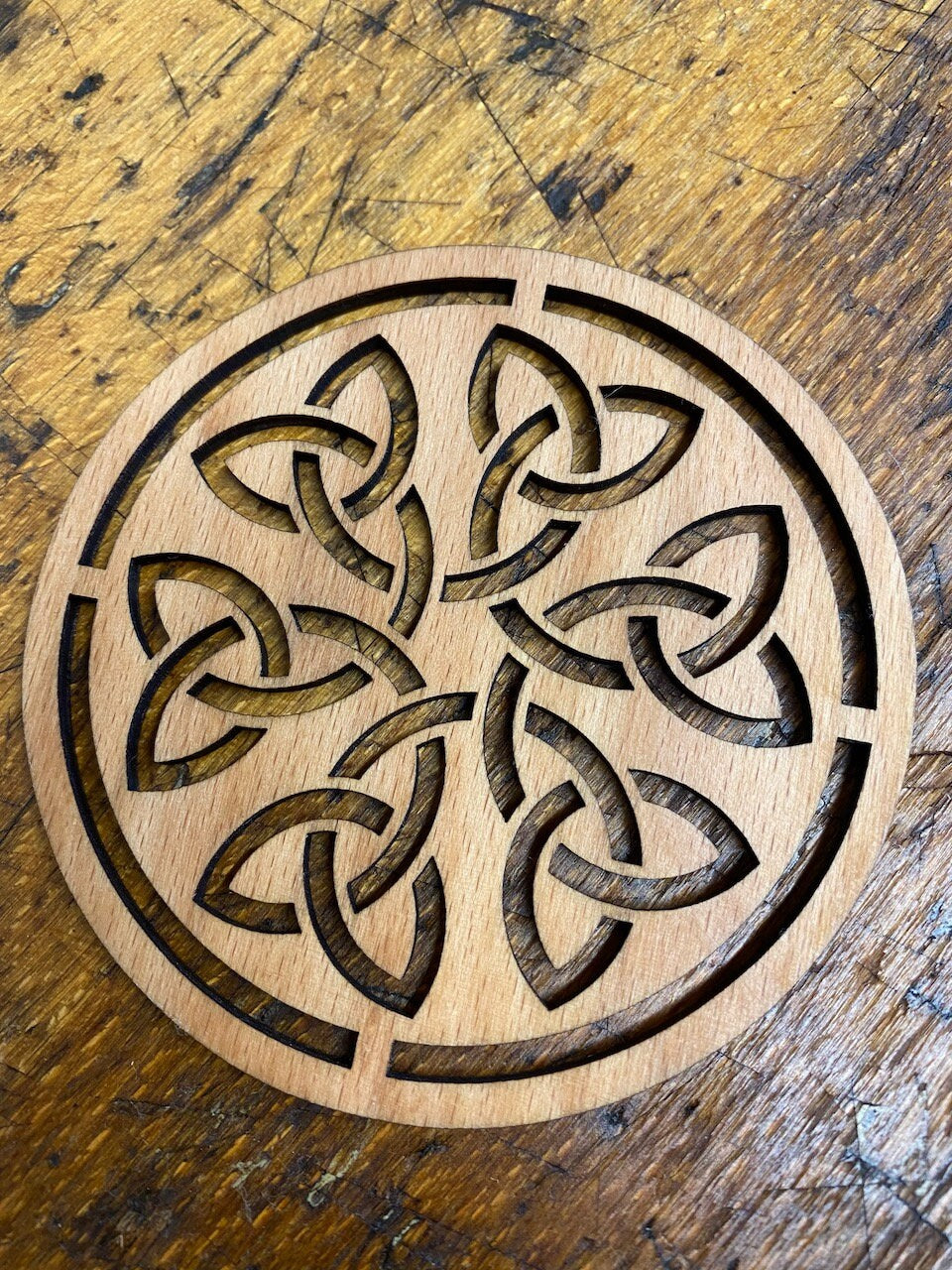 4er Set Lasergeschnittene Untersetzer / Bierdeckel / Coaster