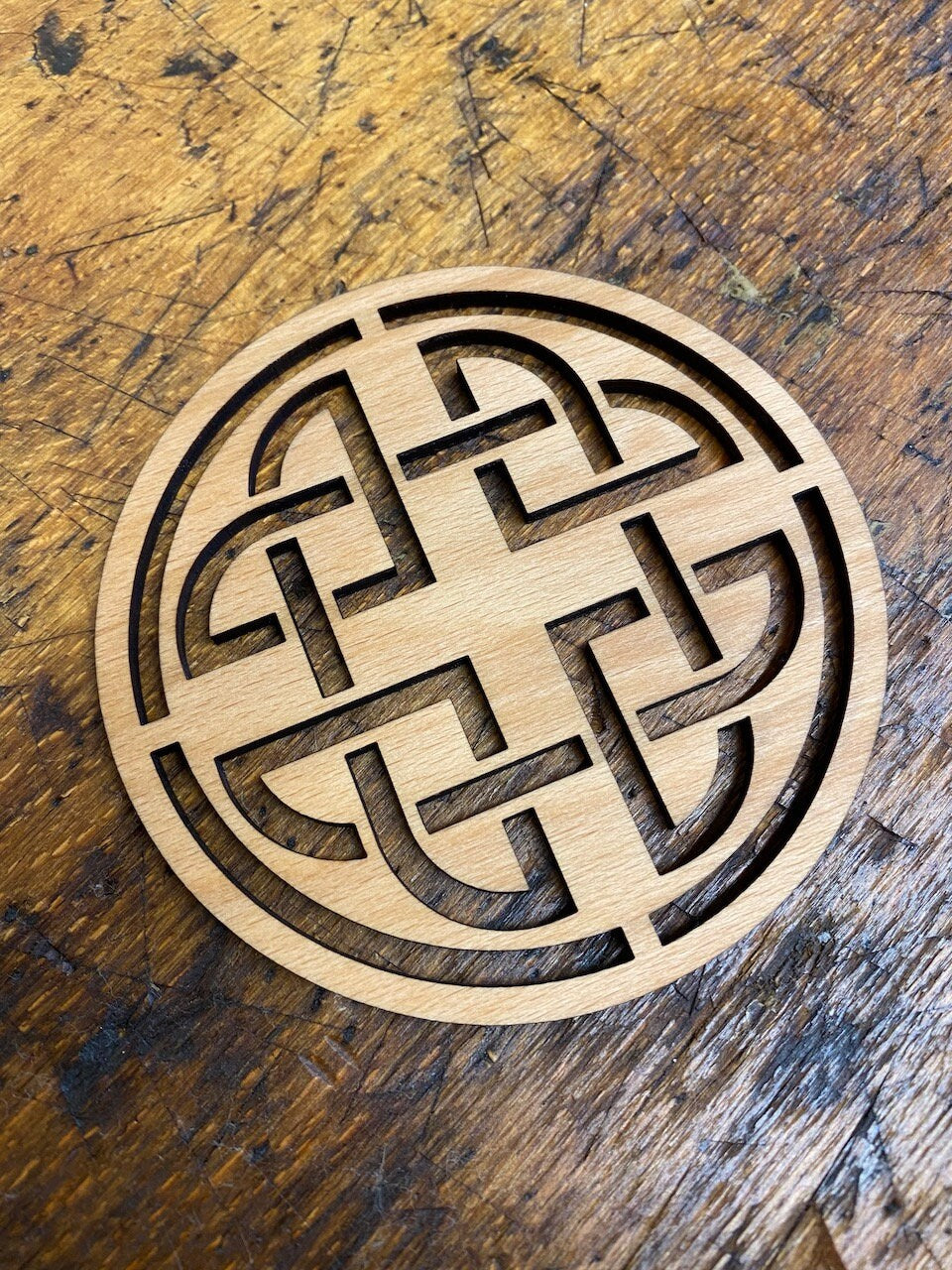 4er Set Lasergeschnittene Untersetzer / Bierdeckel / Coaster