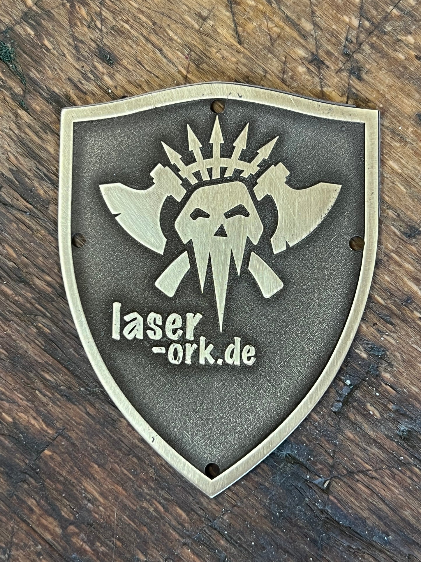 Individuelles graviertes Wappenschild / Wappenform 7 / Sonderanfertigung