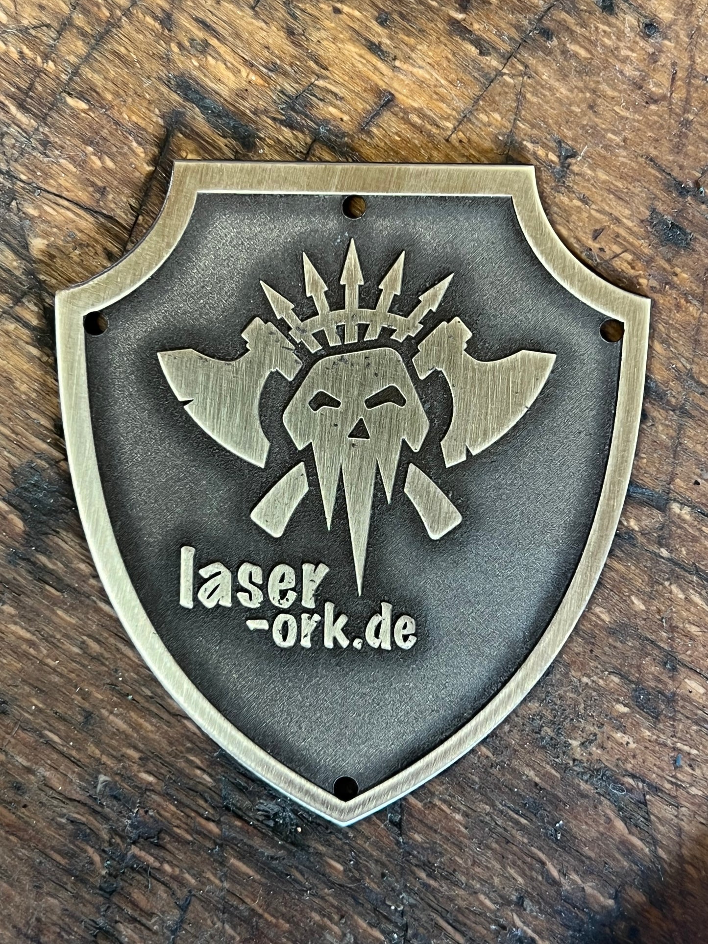 Individuelles graviertes Wappenschild / Wappenform 8 / Sonderanfertigung