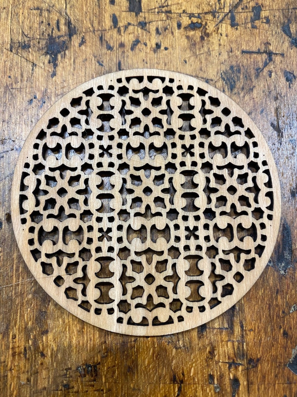 4er Set Lasergeschnittene Untersetzer / Bierdeckel / Coaster