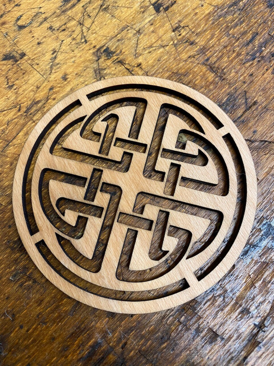 4er Set Lasergeschnittene Untersetzer / Bierdeckel / Coaster