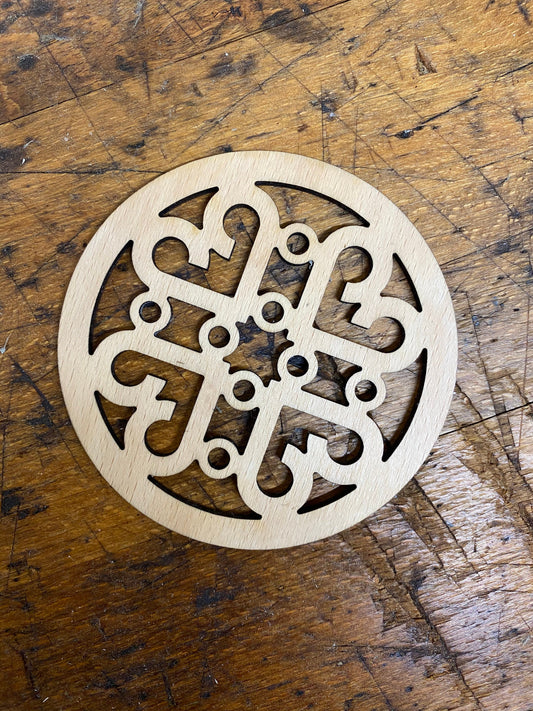 4er Set Lasergeschnittene Untersetzer / Bierdeckel / Coaster